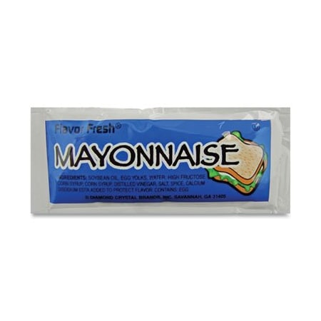 Diamondcr FlavorFrsh, CONDIMENT PACKETS, MAYONNAISE, 0.32 OZ PACKET, 200PK 80005